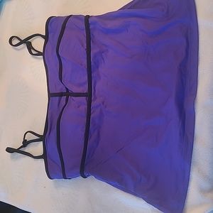 NWT swim top 38 D/DD purple